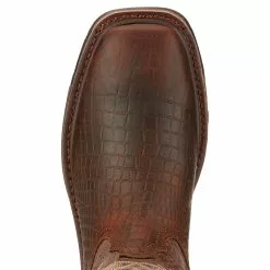 Ariat® Men's Workhog Square Toe Coco Print Brown Boots 10017415 -Wildwest Store 10017415 toe