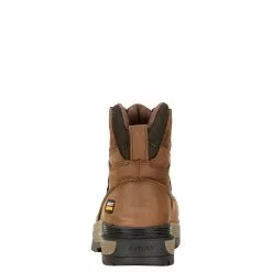 Ariat Men's Brown Mastergrip 6" H2O Waterproof Work Boot 10017421 -Wildwest Store 10017421 heel