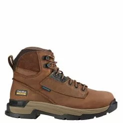 Ariat Men's Brown Mastergrip 6" H2O Waterproof Work Boot 10017421 -Wildwest Store 10017421 side