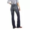 Ariat® Ladies R.E.A.L Mid Rise Stretch Entwined Bootcut Jeans 10017510 -Wildwest Store 10017510 back
