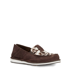 Ariat® Ladies Chocolate Chip Suede & Hair On Cruiser Shoe 10033932