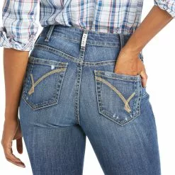 Ariat Ladies REAL Rebecca High Rise Boot Cut Jeans 10036098 -Wildwest Store 10036098 03