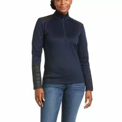 Ariat® Ladies Ismay 1/2 Zip Dark Sapphire Sweatshirt 10037251