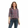 Ariat® Ladies REAL Billie Jean LS Mountain Dusk Shirt 10037813 -Wildwest Store 10037813 front