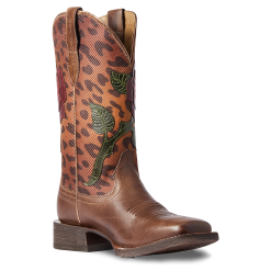 Ariat Ladies Circuit Rosa Cedar & Leopard Print Boots 10038278