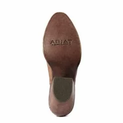 Ariat Ladies Dixon R Toe Naturally Distressed Brown Bootie 10038307 -Wildwest Store 10038307 sole