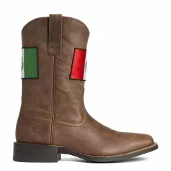 Ariat Men's Sport OrgulloII Distressed Brown Boots 10038365 -Wildwest Store 10038365 sideother