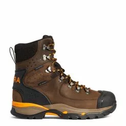 Ariat Men's Endeavor 8" H2O Carbon Toe Chocolate Brown Boots 10038373 -Wildwest Store 10038373 1