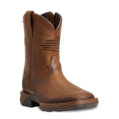 Ariat Children's Anthem Patriot Easy Fit Brown Square Toe Boots 10040367