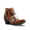 Ariat Ladies Encore Southwestern Cognac Snip Toe Booties 10040376 -Wildwest Store 10040376