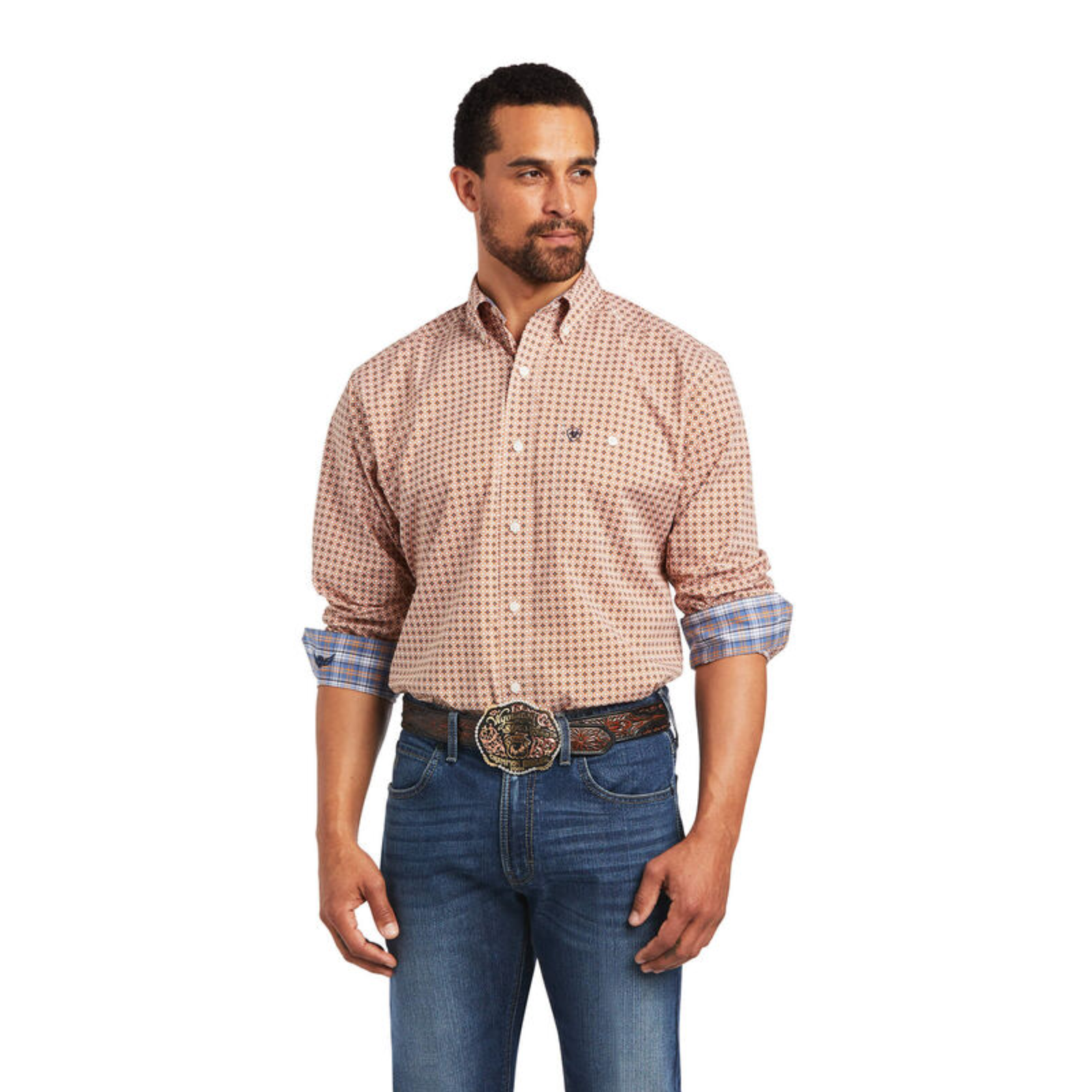Ariat® Men's Relentless Braiding Stretch Button Down Shirt 10040712 Ariat® Men's Relentless Braiding Stretch Button Down Shirt 10040712 -Wildwest Store 10040712A