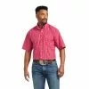 Ariat Men's Bright Rose Pro Series Snap Shirt 10040778 6 Ariat Men's Bright Rose Pro Series Snap Shirt 10040778 -Wildwest Store 10040778 front