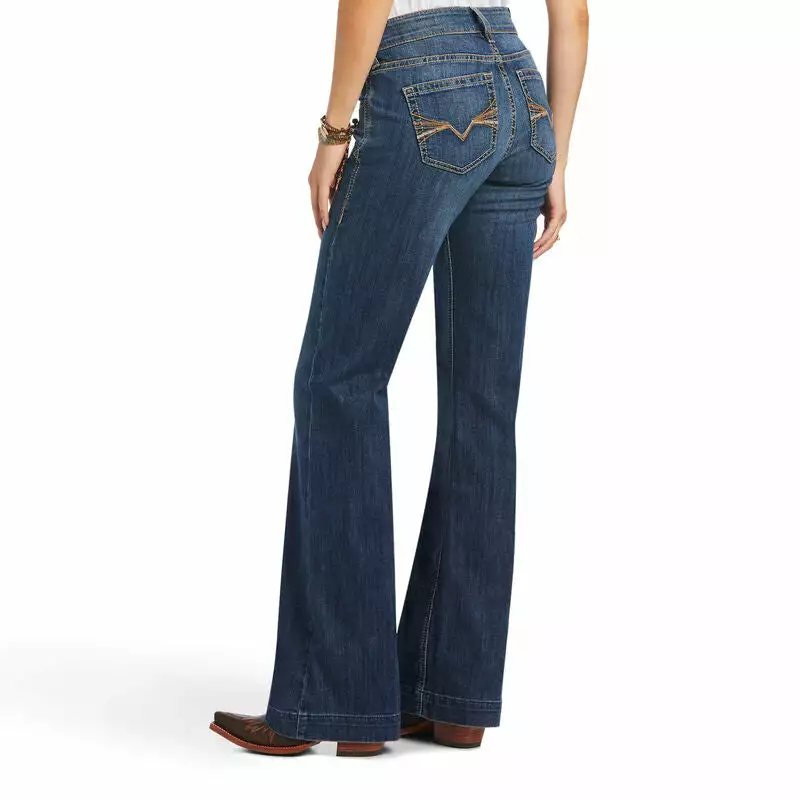 Ariat Ladies Alana Perfect Rise Denim Trouser Jeans 10040805 Ariat Ladies Alana Perfect Rise Denim Trouser Jeans 10040805 -Wildwest Store 10040805 back