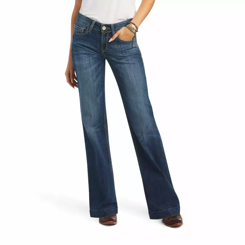 Ariat Ladies Alana Perfect Rise Denim Trouser Jeans 10040805 Ariat Ladies Alana Perfect Rise Denim Trouser Jeans 10040805 -Wildwest Store 10040805 front