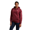 Ariat® Ladies Logo Zinfandel Hoodie 10040813 -Wildwest Store 10040813