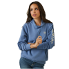 Ariat® Ladies Logo Blue Heather Hoodie 10040814 -Wildwest Store 10040814 1
