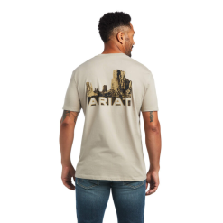 Ariat Men's Monument Sunset Khaki T-Shirt 10040878