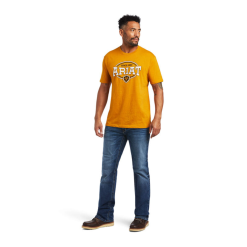 Ariat® Men's 93 Shield Yellow T-Shirt 10040880 -Wildwest Store 10040880C