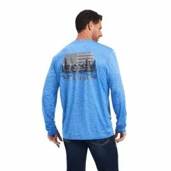 Ariat Men's Blue Charger Of The Land Graphic T-Shirt 10040997