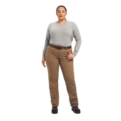 Ariat® Ladies Rebar DuraStretch™ Double Front Field Khaki Pants 10041070 -Wildwest Store 10041070f