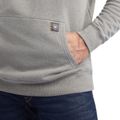 Ariat® Men's Rebar Workman Heather Grey Hoodie 10041531 -Wildwest Store 10041531c