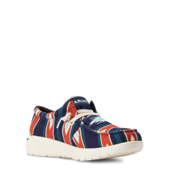 Ariat® Men's Hilo Flex Chimayo Cristo Navy Slip On Shoes 10042581