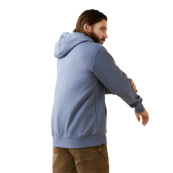 Ariat® Men's Rebar Workman 1/4 Zip Blue Heather Hoodie 10043368 -Wildwest Store 10043368b 73f1be87 6e39 44dc b2f8 bbbac2889667