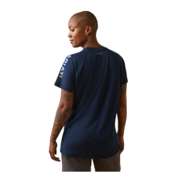 Ariat® Ladies Rebar Heat Fighter Navy Dusk T-Shirt 10043845 -Wildwest Store 10043845c