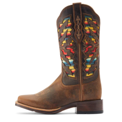 Ariat® Ladies Laney VentTEK™ 360° Serape Inlay Brown Boots 10044444 -Wildwest Store 10044444b