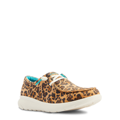 Ariat® Ladies Hilo Lively Leopard Print Slip On Shoes 10044587