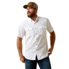 Ariat® Men's VentTEK™ Western Fitted White Button Down Shirt 10045037