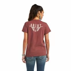 Ariat® Ladies R.E.A.L™ Longhorn Roasted Russet T-Shirt 10040621