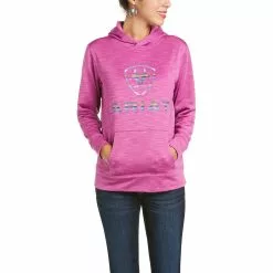 Ariat Ladies AriatTEK™ Logo Meadow Mauve Hoodie 10035212