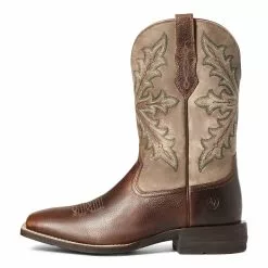 Ariat Men's Qualifier Champ Brown & Rosin Tan Boots 10035901 -Wildwest Store 1280 IsqrUprO1td7