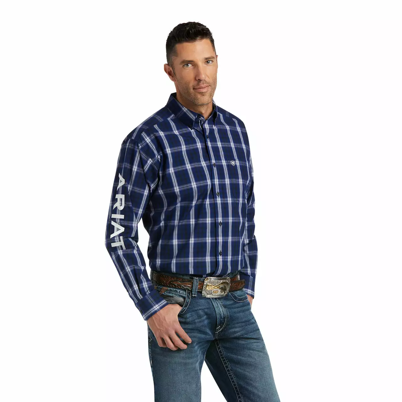 Ariat Men's Team Wells Blue Depths Button Down Shirt 10038083 Ariat Men's Team Wells Blue Depths Button Down Shirt 10038083 -Wildwest Store 1280 gYYU4d7pyYQ9