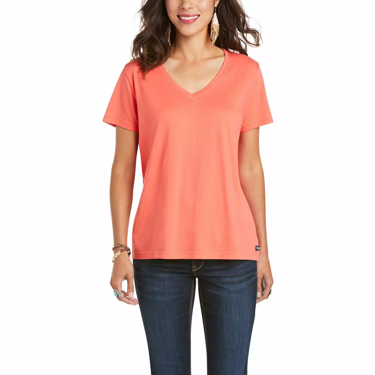 Ariat Ladies Element Coral Lipstick Short Sleeve T-Shirt 10035205 Ariat Ladies Element Coral Lipstick Short Sleeve T-Shirt 10035205 -Wildwest Store 1280 gpT8VQIi6rm2