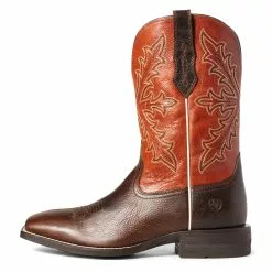 Ariat Men's Qualifier Wicker & Orange Boom Boots 10035900 -Wildwest Store 1280 orIydZ74UU79