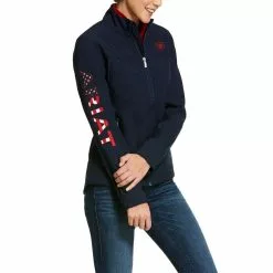 Ariat® Ladies New Team Navy USA Softshell Jackets 10028257