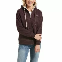 Ariat® Ladies REAL Sherpa Full Zip Hoodie Sweatshirt 10033530