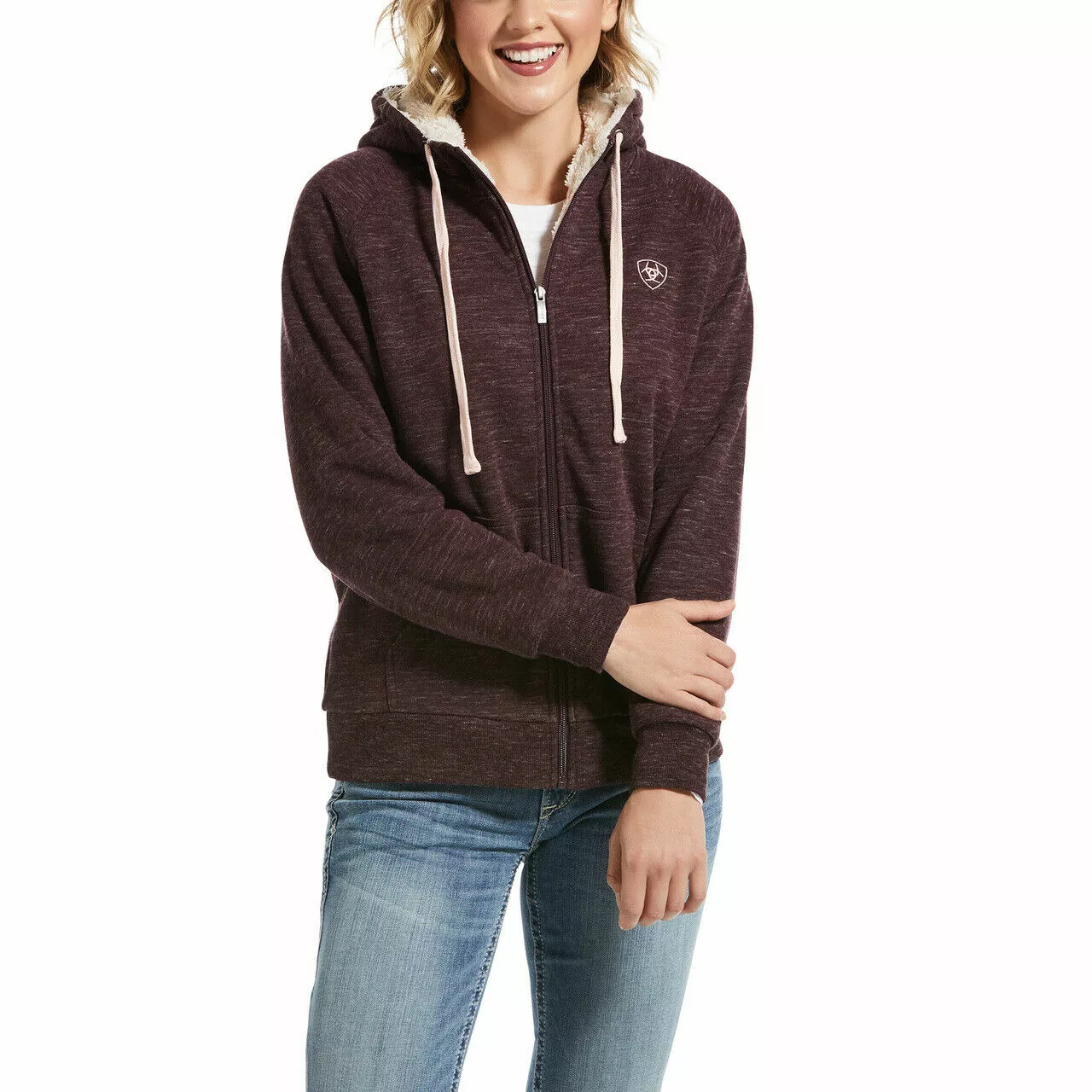 Ariat® Ladies REAL Sherpa Full Zip Hoodie Sweatshirt 10033530 Ariat® Ladies REAL Sherpa Full Zip Hoodie Sweatshirt 10033530 -Wildwest Store 57 014a8c4b 9003 4002 b74e c7985bdbc7d7