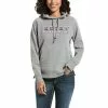 Ariat® Ladies REAL Serape Logo Heather Grey Hoodie 10032854 -Wildwest Store 57 02447966 fef5 4c10 b5f9 9c313751d3f9