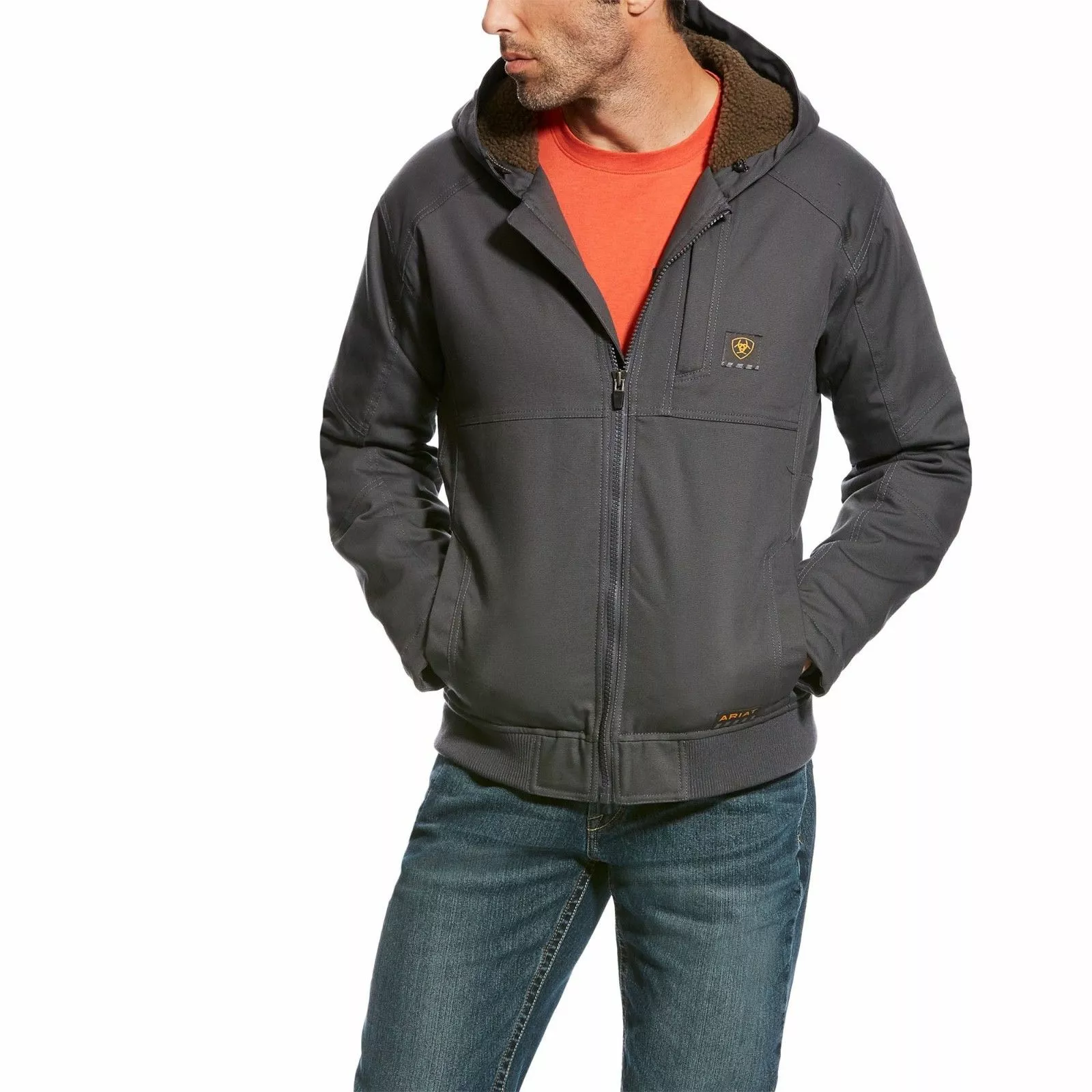 Ariat® Men's Rebar Duracanvas Grey Hooded Jacket 10023919 Ariat® Men's Rebar Duracanvas Grey Hooded Jacket 10023919 -Wildwest Store 57 093d94d3 3acb 4ca4 b385 02a2fd361cff