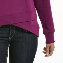 Ariat® Ladies Real Sequin Imperial Violet Sweatshirt 10032787 -Wildwest Store 57 31d7b39a 33b3 4d07 b0bc 4fe8f862ca79