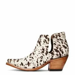 Ariat Ladies Dixon Brown & White Cowhide Ankle Bootie 10033882 3 Ariat Ladies Dixon Brown & White Cowhide Ankle Bootie 10033882 -Wildwest Store 57 3601b70c 413c 4a9b a694 6370711223e5