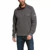 Ariat® Men's FR Rev 1/4 Zip Top Grey Pullover Sweatshirt 10027924 -Wildwest Store 57 82e1605e ea16 4ad1 a009 8a469c478830