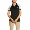 Ariat® Ladies Black Team 3.0 Polo Shirt 10030550 -Wildwest Store 57 9eeee6eb f248 44ad bd6f c5a71a206d6d