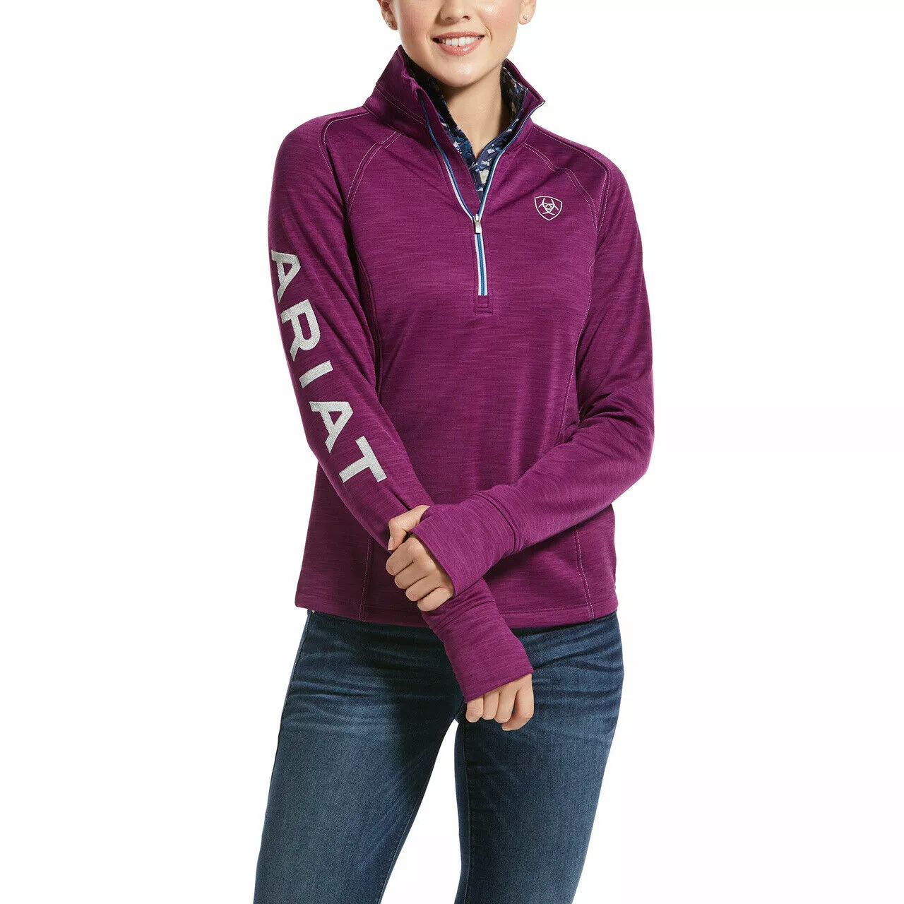 Ariat® Ladies TEK Team Imperial Violet 1/2 Zip Sweatshirt 10032708 Ariat® Ladies TEK Team Imperial Violet 1/2 Zip Sweatshirt 10032708 -Wildwest Store 57 b3ebd076 a572 4af9 8a00 473d40086f30