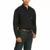 Ariat® Men's Rebar Made Tough DuraStretch Black Work Shirt 10027826 -Wildwest Store 57 e1def327 c500 4105 84fe 9ed58a78d5c3