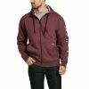 Ariat® Men's Rebar Camo Flag Full Zip Burgundy Hoodie Jacket 10032900 -Wildwest Store 57 f55a8869 9134 43df bfe8 82460dcec434