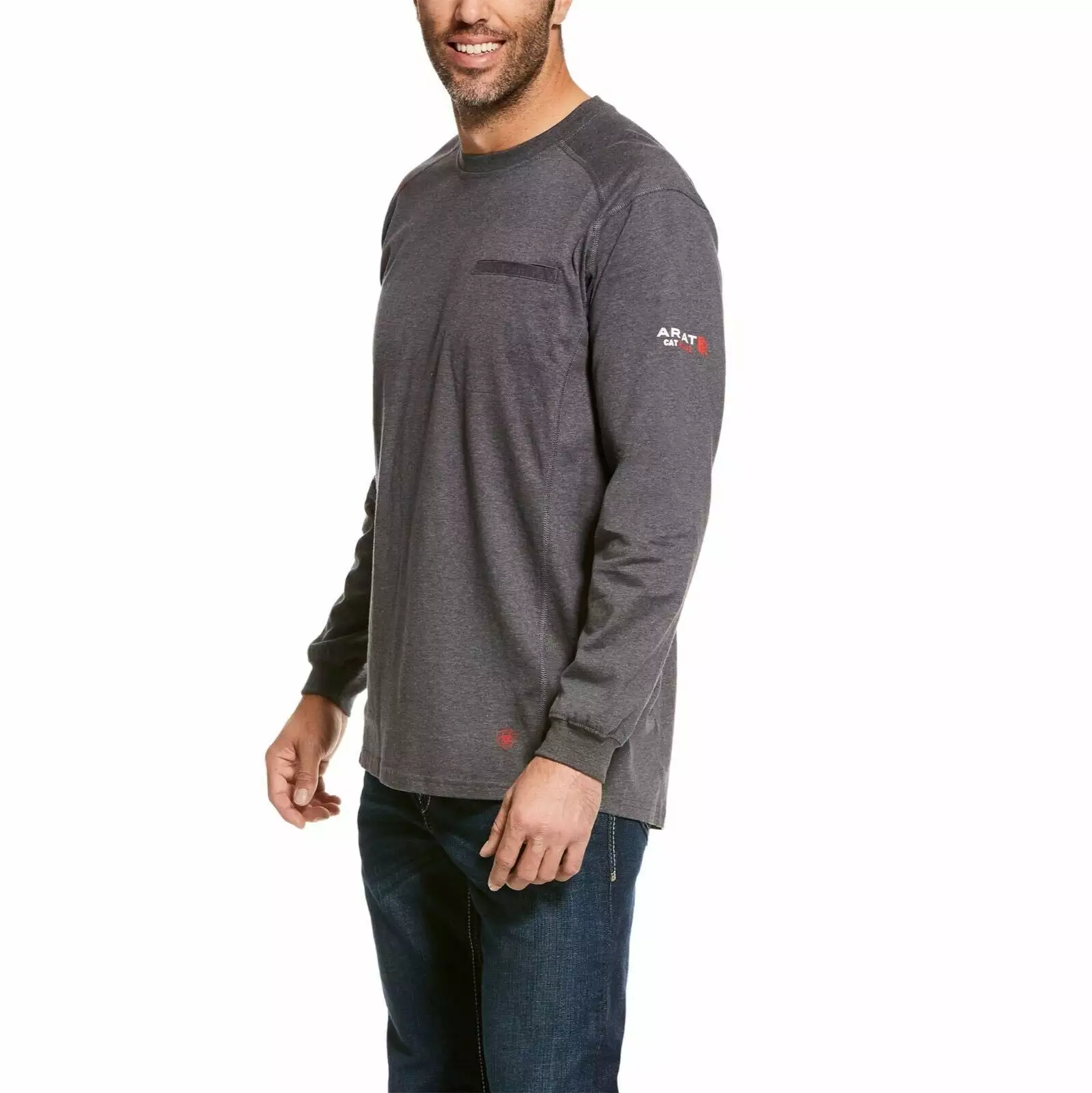 Ariat® Men's FR Air Crew Grey Long Sleeve Work T-Shirt 10027888 Ariat® Men's FR Air Crew Grey Long Sleeve Work T-Shirt 10027888 -Wildwest Store 57 f5a33aa0 4b90 489e a520 e435ede351c2